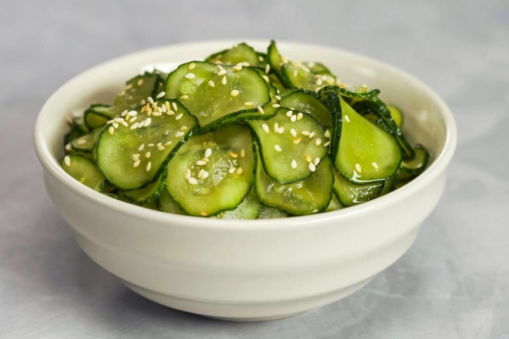 Agurksalat med eddik